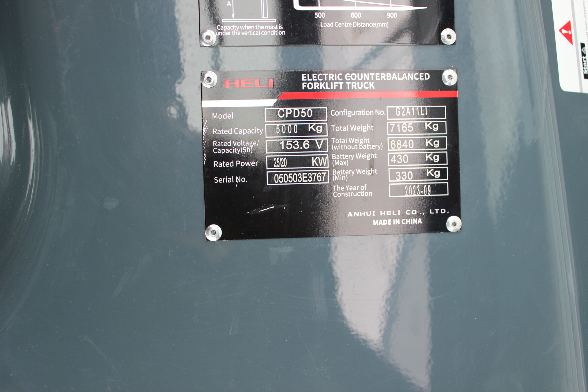 5,0t Elektrostapler CPD50-G2A11LI