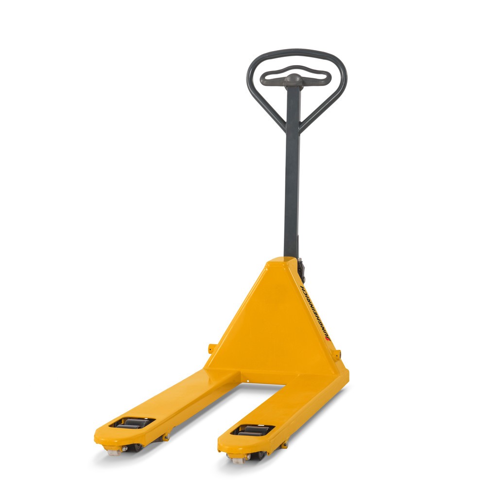 Jungheinrich Handhubwagen AM 20, Tragfähigkeit 2000 kg, ergonomische Bedienbarkeit, Nylon-Lenkräder, Nylon-Gabelrollen, Einfachbereifung