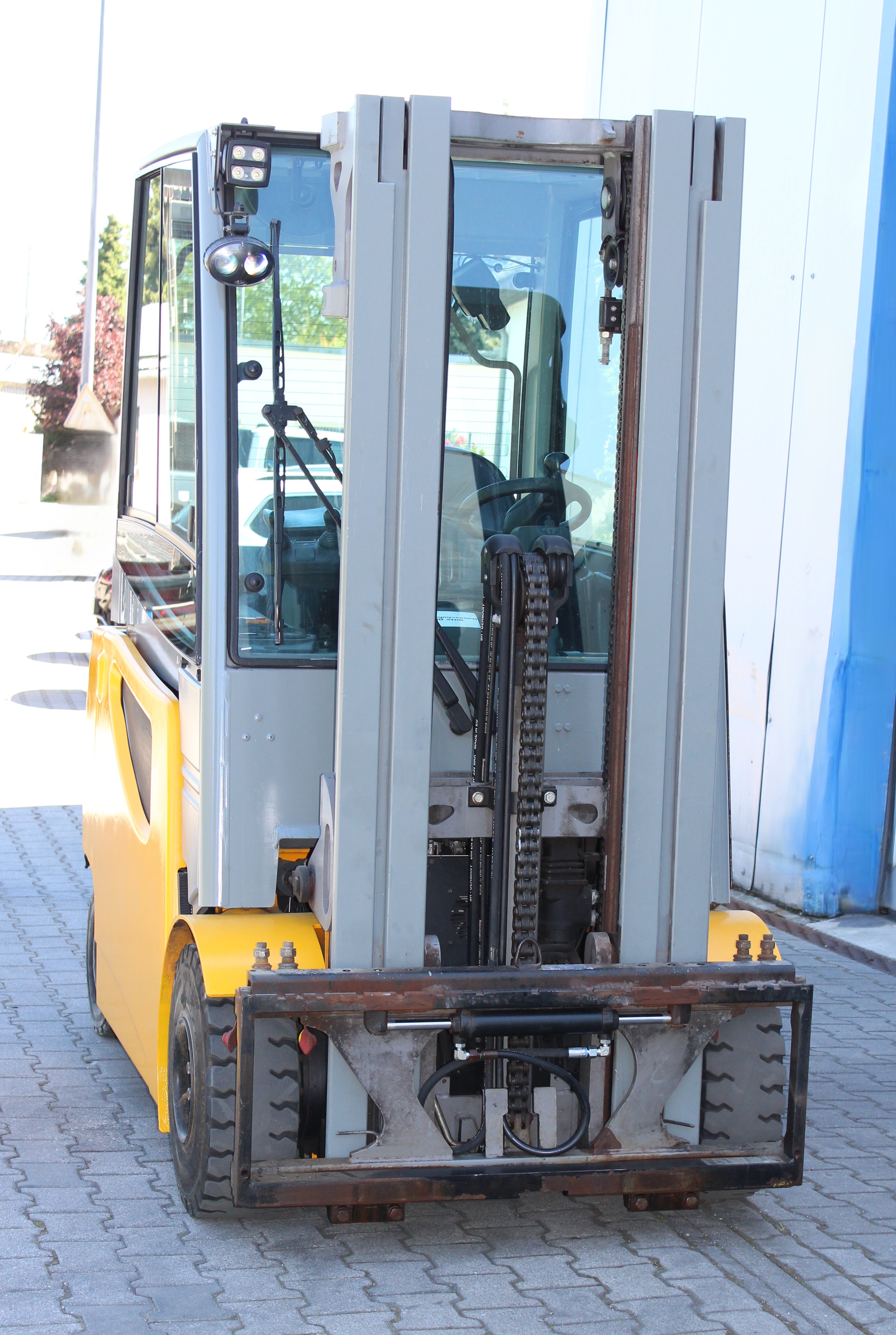 Jungheinrich EFG425 Elektrostapler, Bj2017,  Hubhöhe 4,7m, Vollkabine