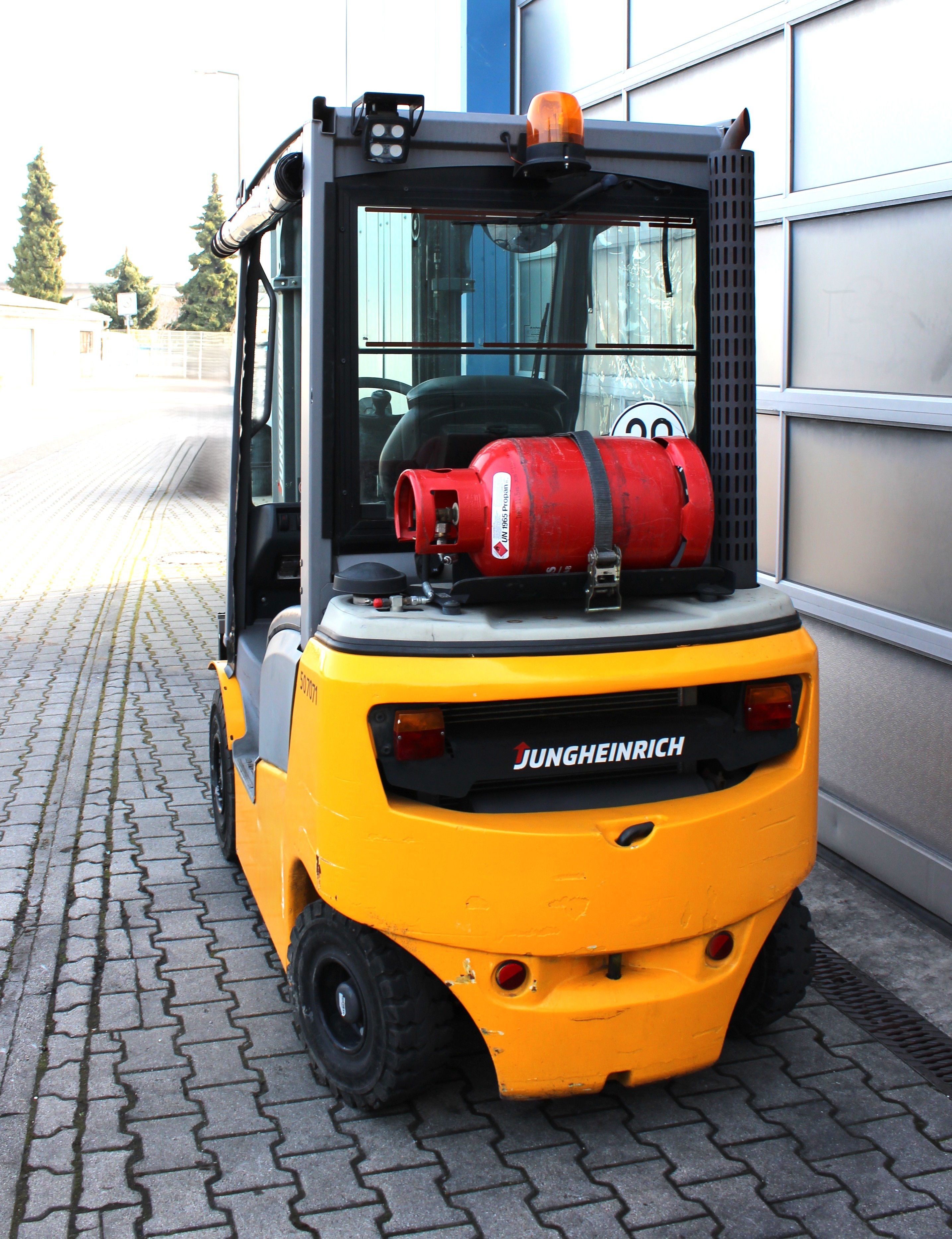 Jungheinrich TFG320, Triplex 4,64m Hubhöhe, Bj 17 Gas Stapler LPG