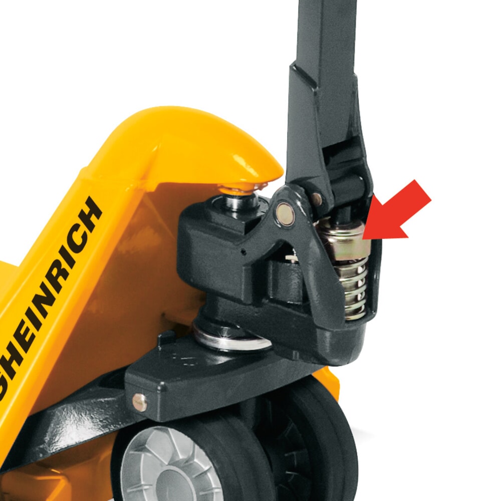 Jungheinrich Handhubwagen AM 22 mit Schnellhub, Tragfähigkeit 2.200 kg, Gabellänge 1.150 mm, Nylon