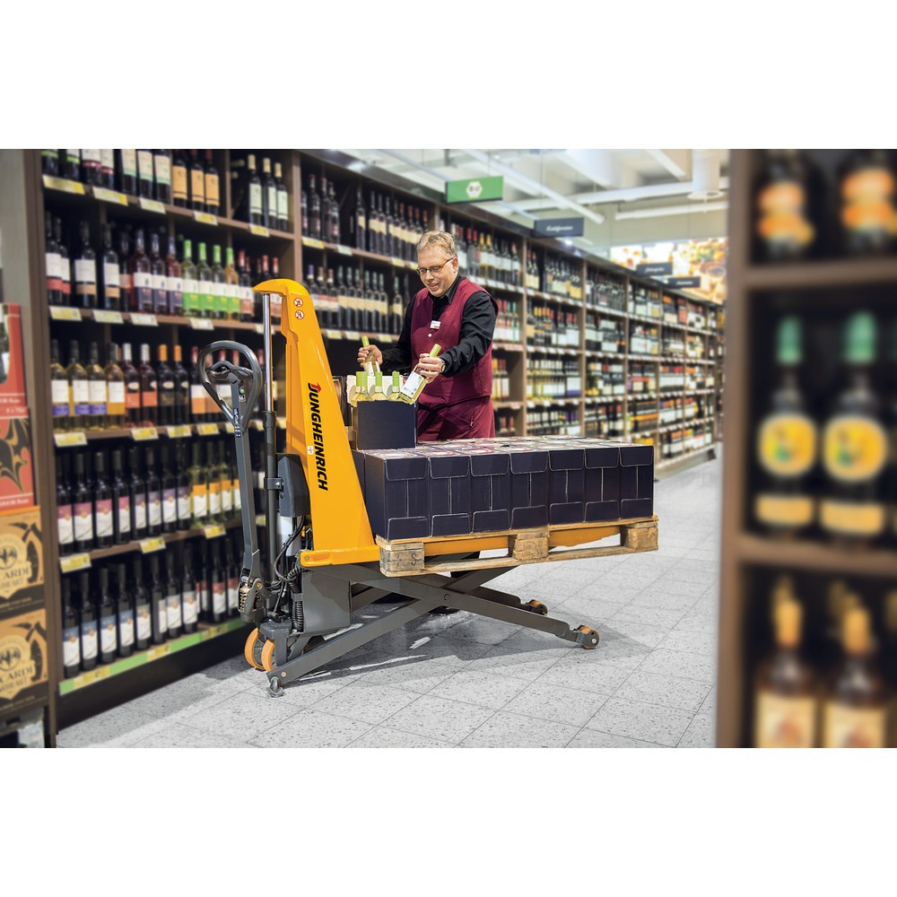 Jungheinrich Scherenhubwagen AMX 10, Tragfähigkeit 1.000 kg