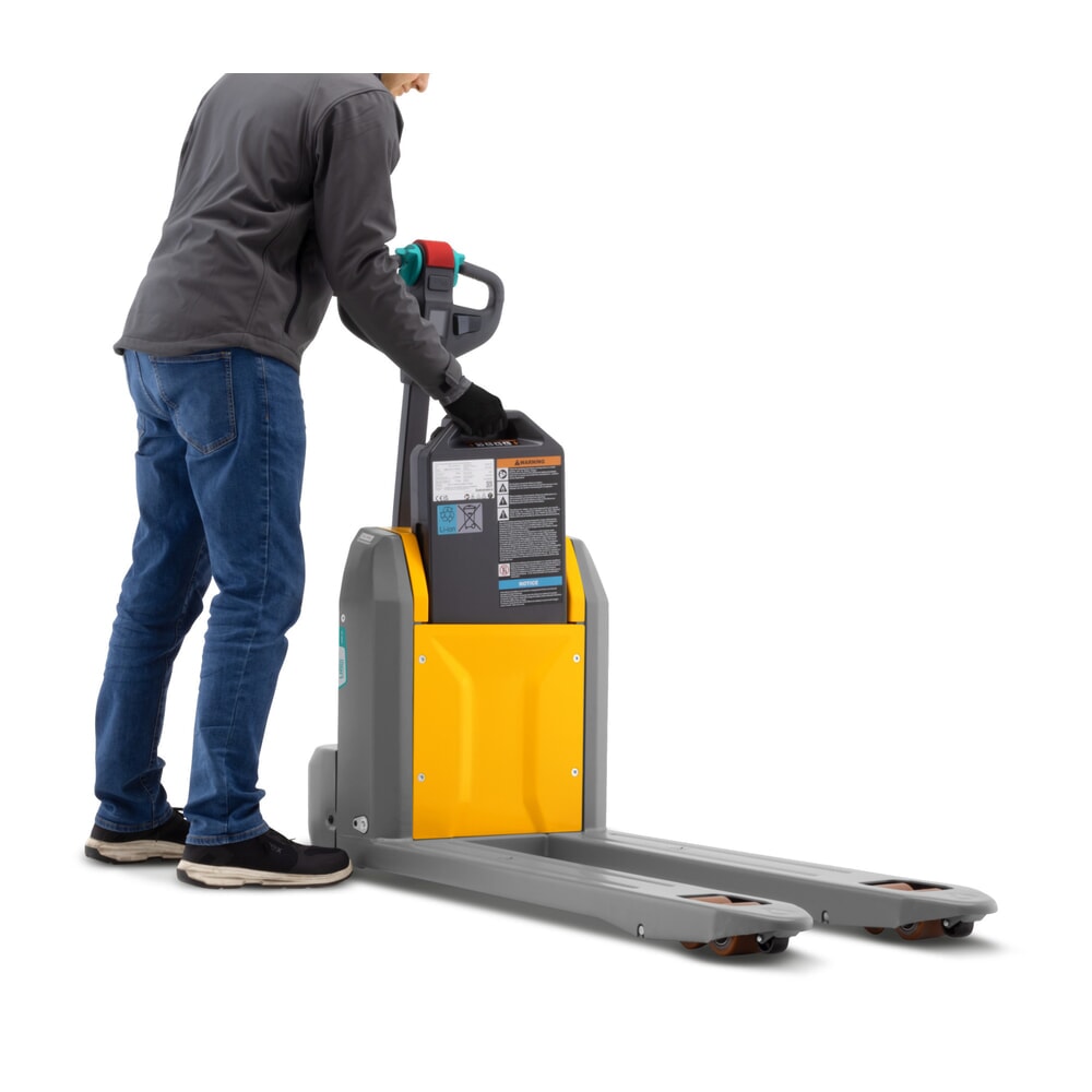 Jungheinrich Elektro-Hubwagen AME 15, Tragfähigkeit 1.500 kg, Gabellänge 1.150 mm, Tandemrollen