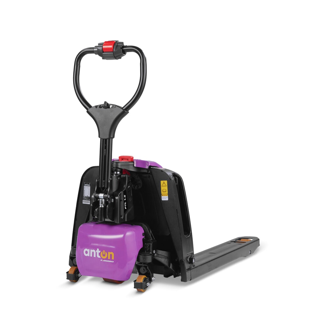 AntOn by Jungheinrich Elektro-Hubwagen PTL 1.5, Tragfähigkeit 1.500 kg mit Stützrollen