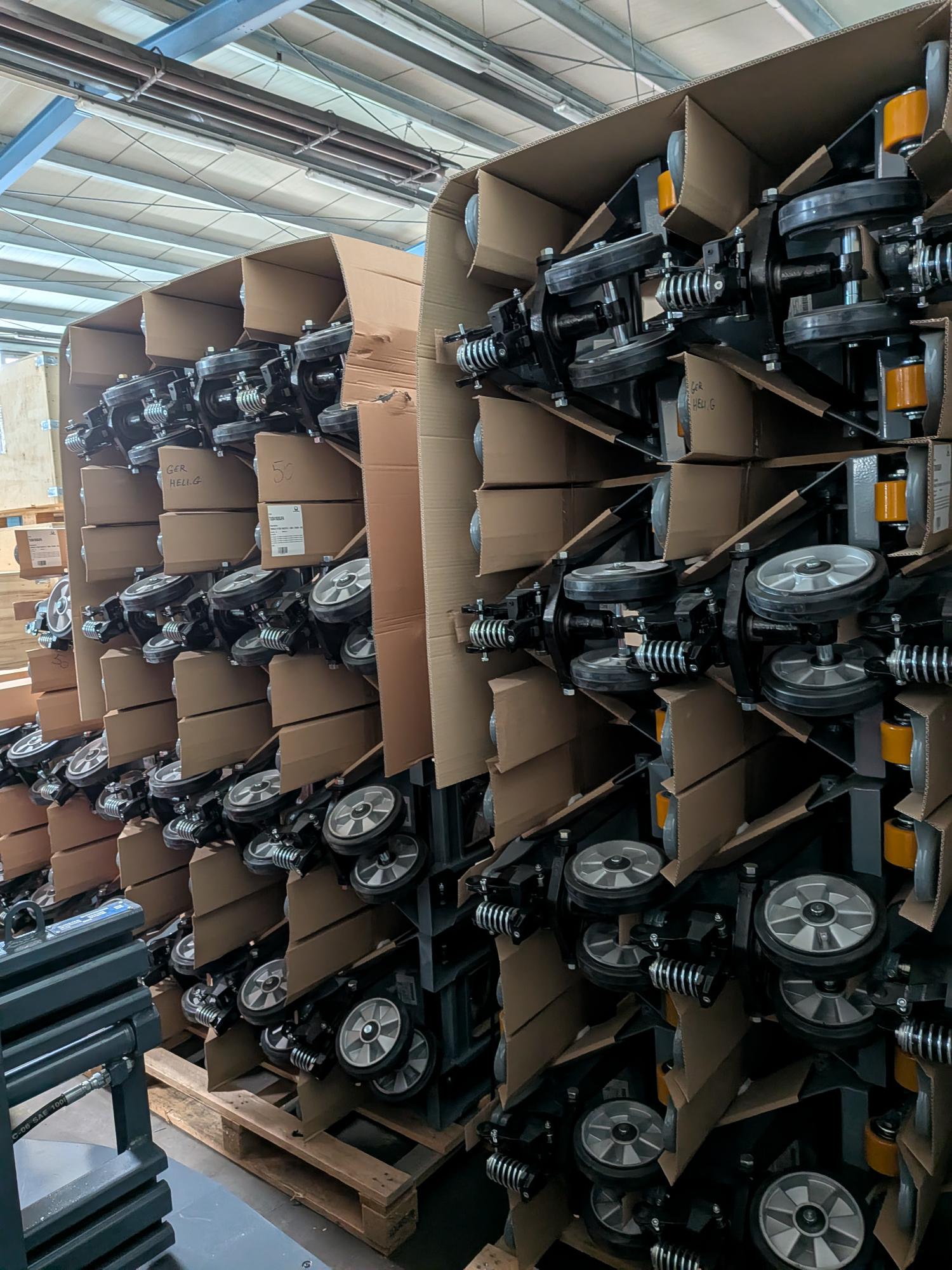 Widder Handhubwagen, Tragfähigkeit 2200 kg, Gabellänge 1150 mm, Tandembereifung