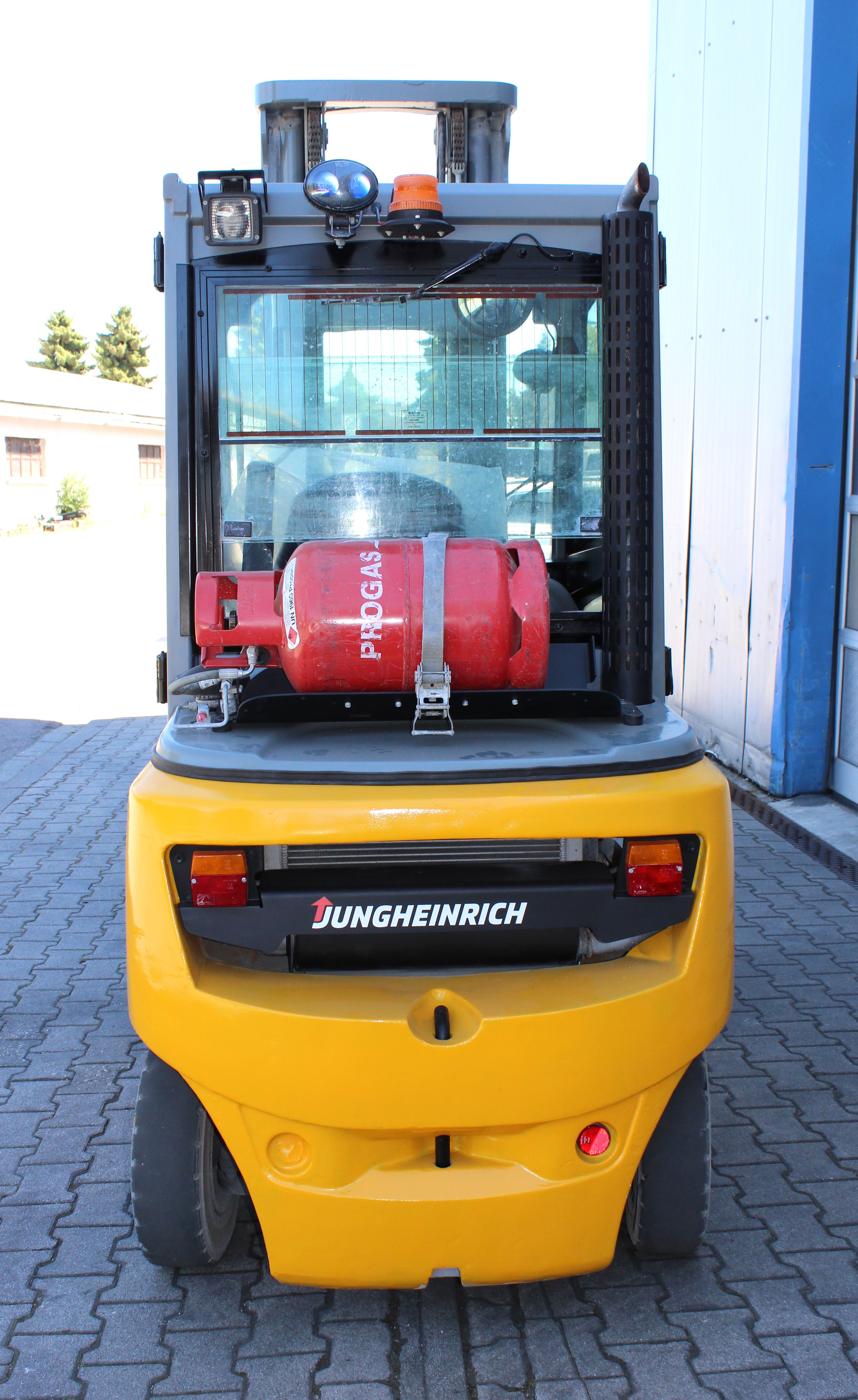 Jungheinrich TFG425 Gasstapler Bj2019, Hubhöhe 6m, Triplex mit Vollfreihub & Vollkabine