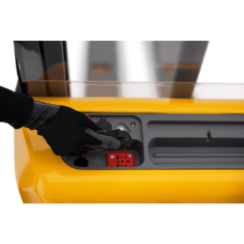 Jungheinrich Elektro-Hochhubwagen AMC 12z, Tragfähigkeit 1200 kg, Zweifach-Teleskop-Hubgerüst, Hubhöhe bis 3600 mm mit Initialhub