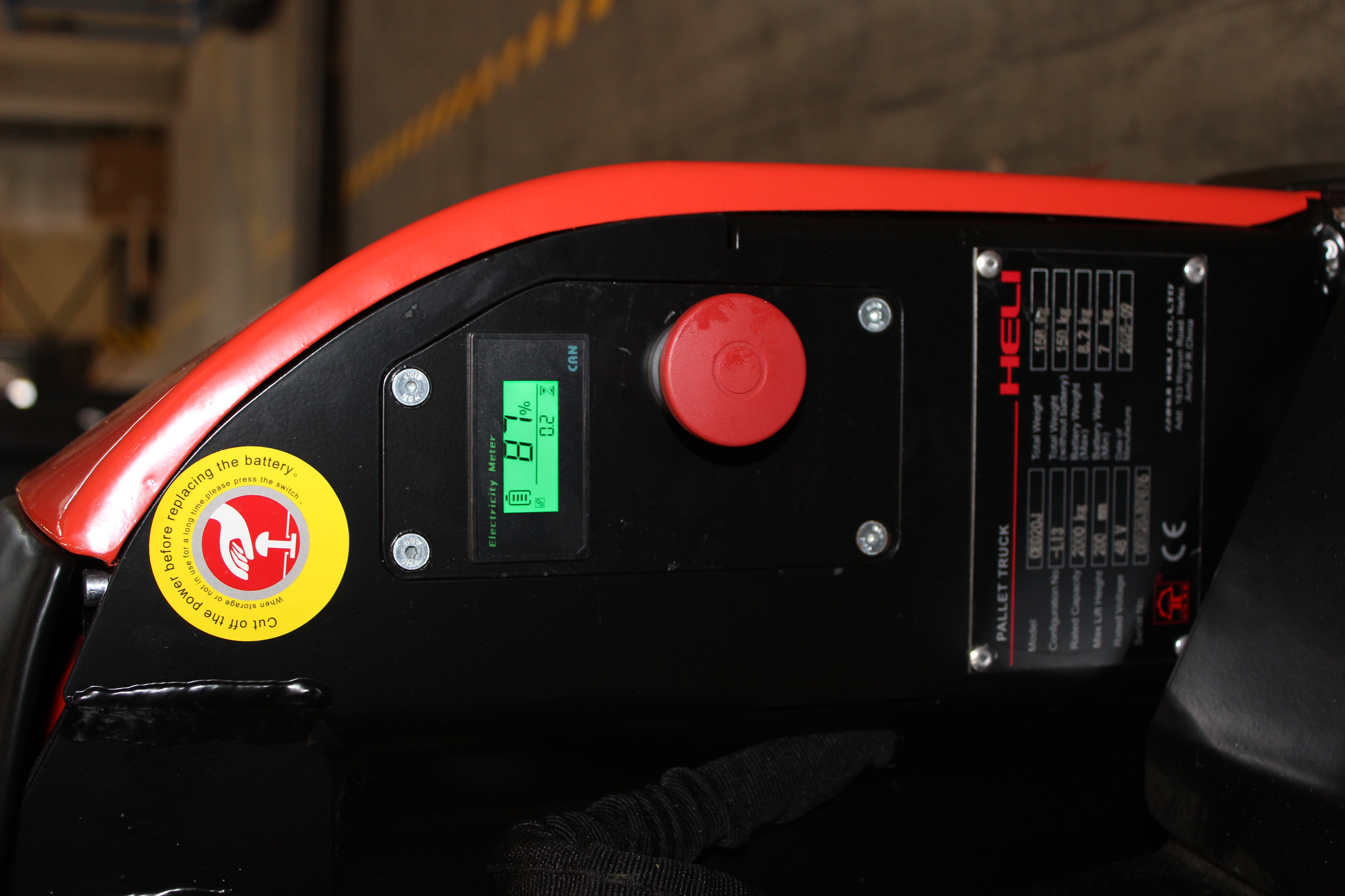 HELI Elektro-Niederhubwagen 1,5 - 2,0t Lithium