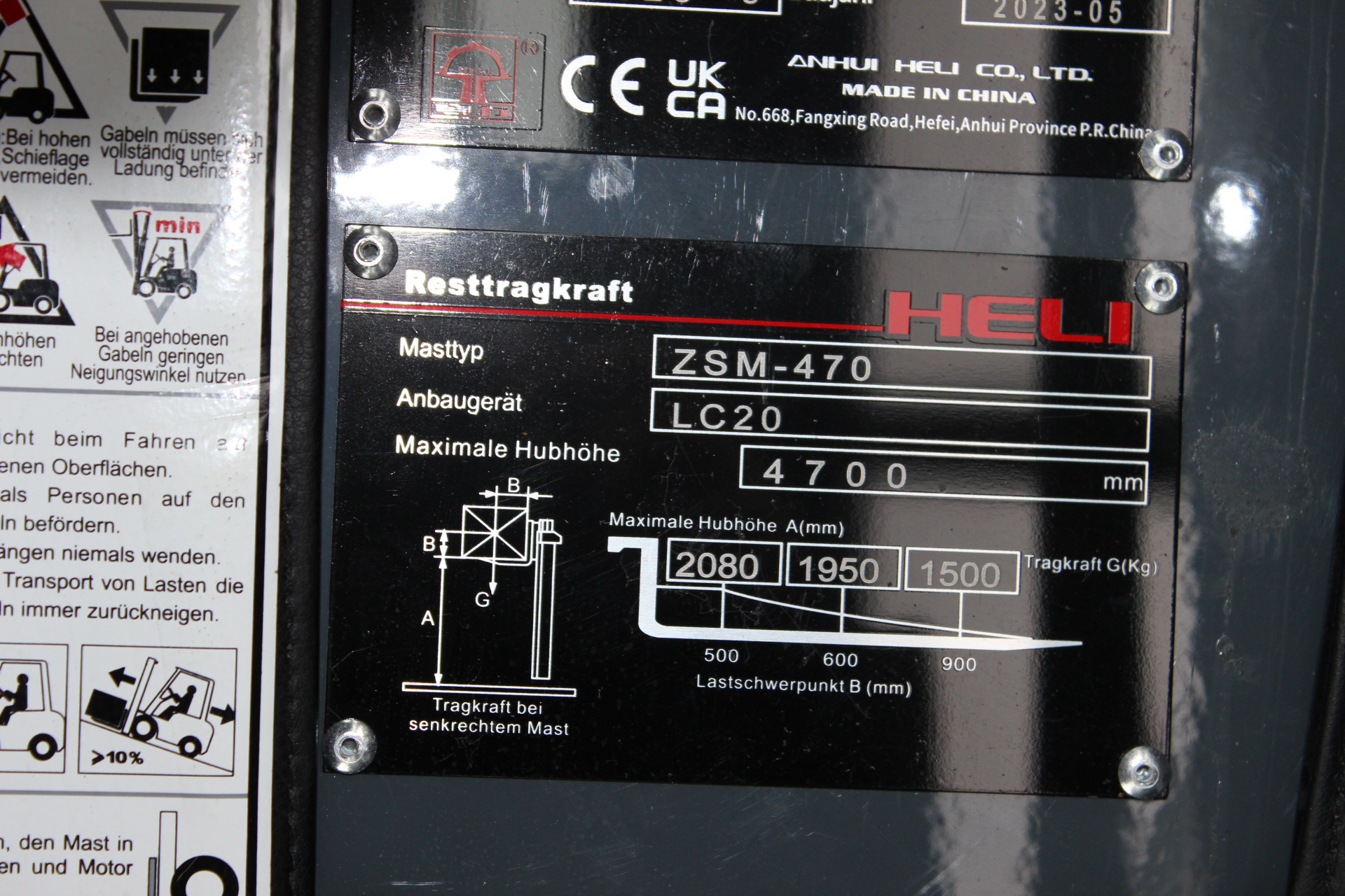 2,5t Gas-Gabelstapler CPCD25-KU20H