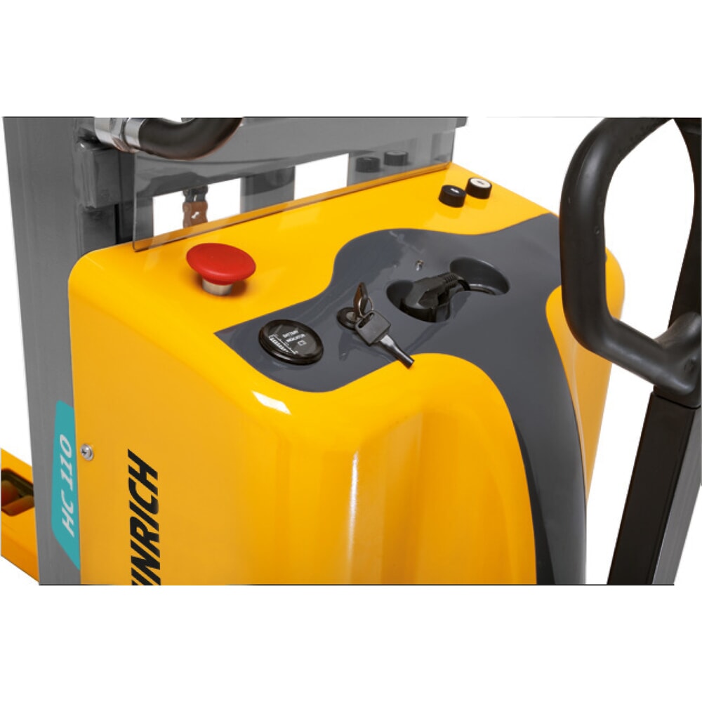 Jungheinrich Elektro-Hochhubwagen HC 110, semielektrisch, Zweifach-Teleskop-Hubgerüst, Hubhöhe bis 3.000 mm, Tragfähigkeit 1.000 kg