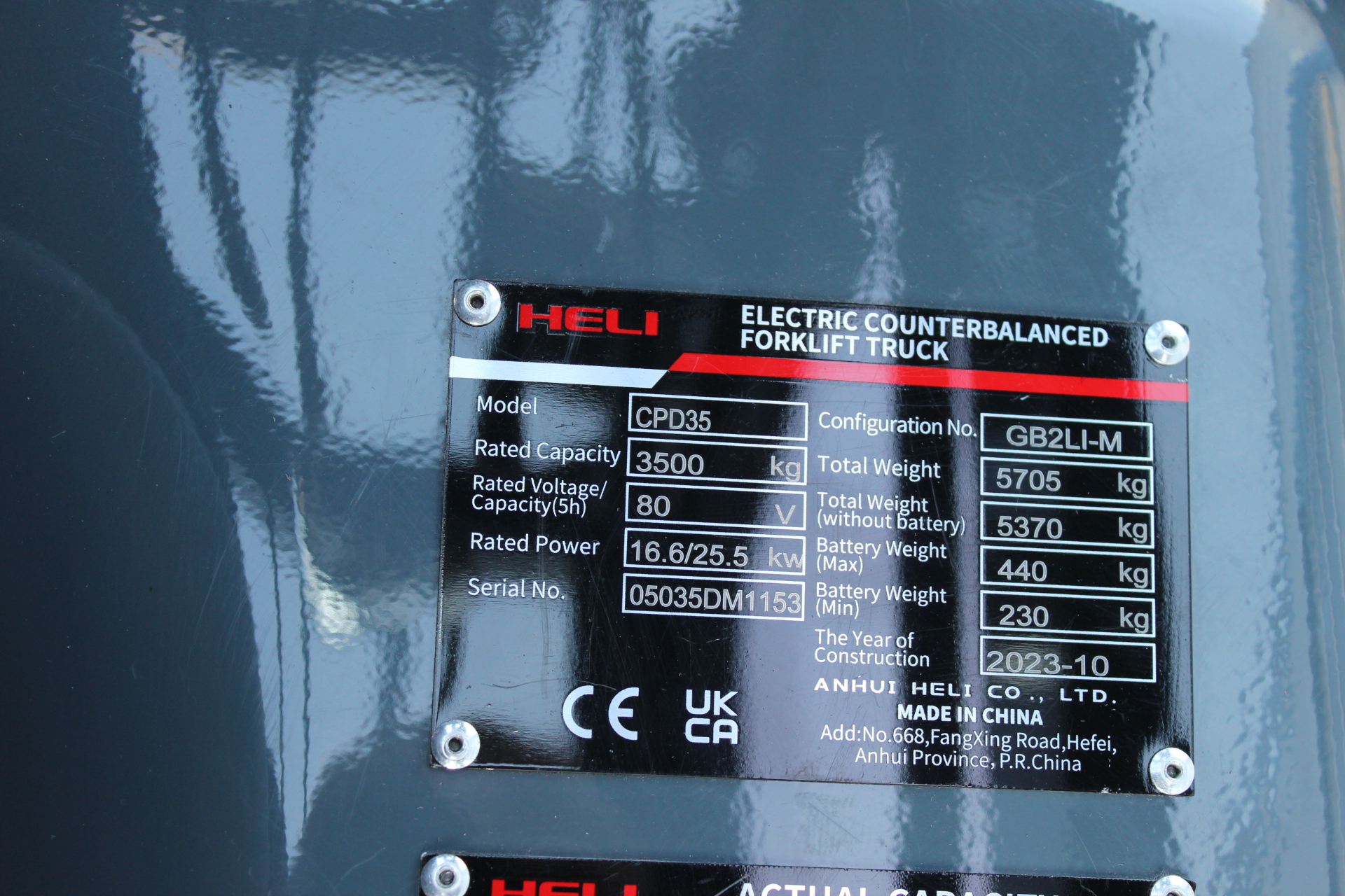 3,5t Elektrostapler CPD35-GB2LI-M